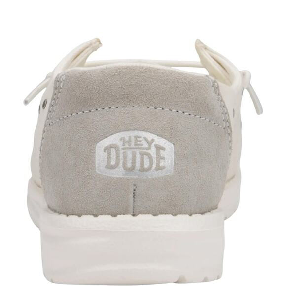 Hey Dude Shoes Womens Size 7 Wendy Star Studded White Comfy Beach Casual NEW - Picture 9 of 15